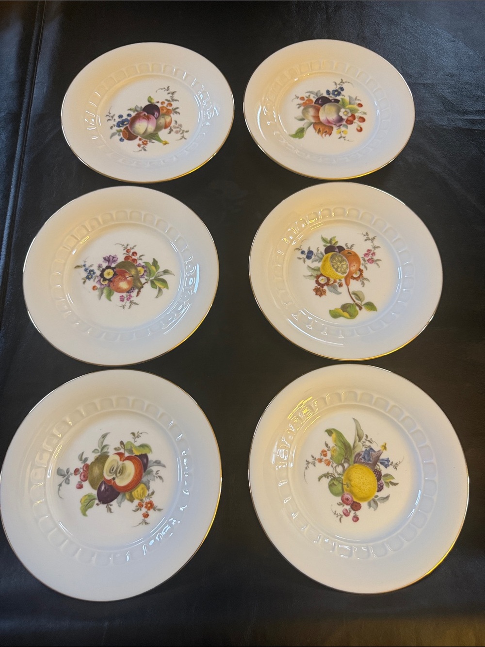 JKW Bavaria West Germany set of plates